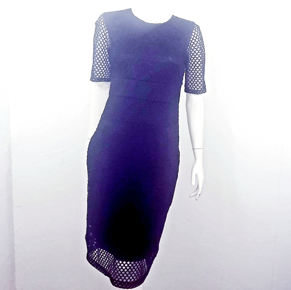 Bisou Bisou Little Black Dress w/Lace Detailing